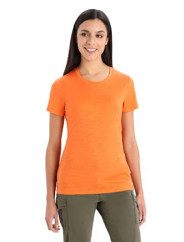 Flash Icebreaker Merino Tech Lite II Short Sleeve Women's T Shirts | AU 1575QMAZ